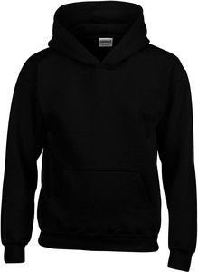 Gildan GI18500B - Sweat-Shirt Capuche Enfant Noir