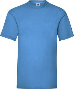 Fruit of the Loom SC221 - T-Shirt Homme Manches Courtes 100% Coton Azur Blue