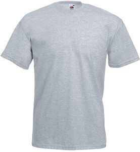 Fruit of the Loom SC221 - T-Shirt Homme Manches Courtes 100% Coton Heather Grey