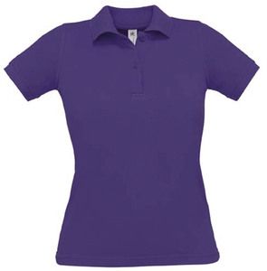 B&C CGPW455 - Polo Piqué Femme Pourpe