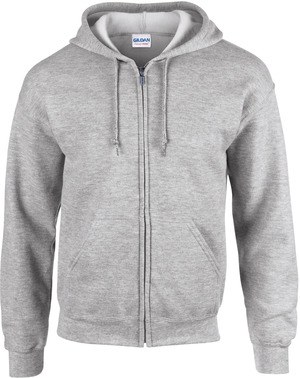 Gildan GI18600 - Sweat-Shirt Homme Zippé avec Capuche