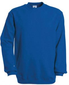 B&C CGSET - Sweat-Shirt Manches Droites Royal Blue