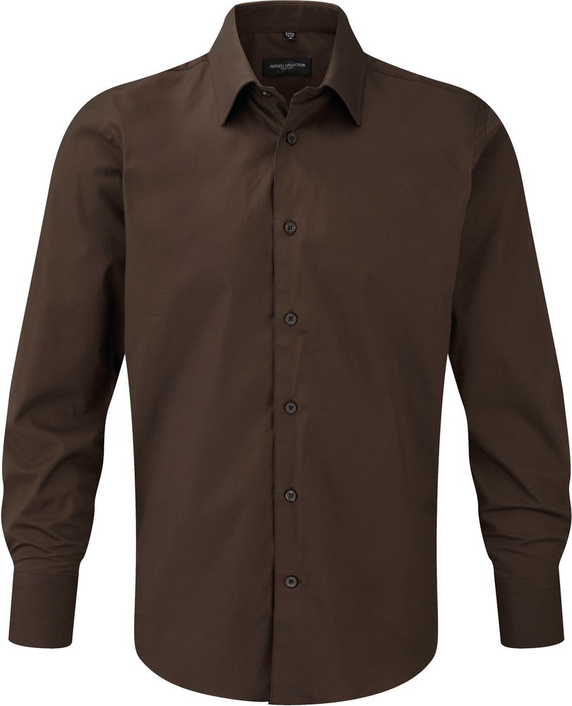 Russell Collection RU946M - Fitted Shirt - Chemise Ajustée Manches Longues