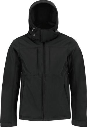 B&C CGJM950 - Veste Capuche Softshell Homme