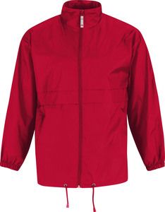 B&C CGSIR - Veste Coupe Vent Homme Rouge