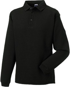 Russell RU012M - Sweat-Shirt Col Polo Noir