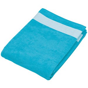 Kariban K118 - DRAP DE PLAGE Turquoise/White