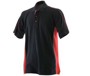 Finden & Hales LV322 - Polo Sport Homme 100% Coton Black/ Red