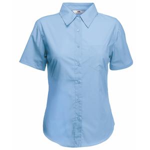 Fruit of the Loom SS014 - Chemise popeline à manches courtes femme