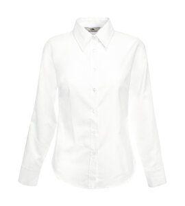 Fruit of the Loom SS001 - Chemise Oxford à manches longues de coupe féminine