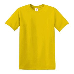 Fruit of the Loom SS030 - T-shirt Manches courtes pour homme Jaune