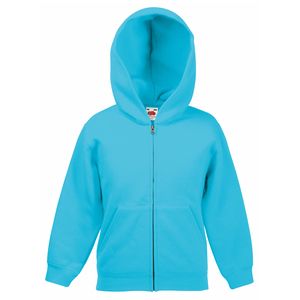 Fruit of the Loom SS225 - Sweat-shirt Enfant avec Capuche Azure Blue