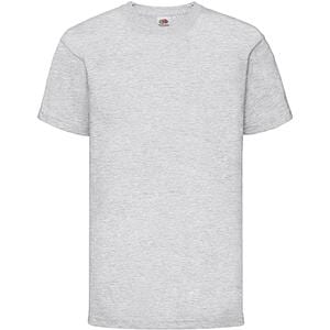 Fruit of the Loom SS031 - T-Shirt Cintré Enfant 100% Coton Valueweight Heather Grey
