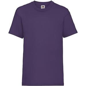 Fruit of the Loom SS031 - T-Shirt Cintré Enfant 100% Coton Valueweight Violet