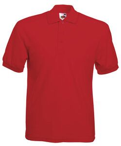 Fruit of the Loom SS402 - Polo 65/35 Rouge