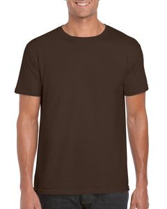 Gildan GD001 - T-Shirt Homme 100% Coton Ring-Spun Chocolat Foncé