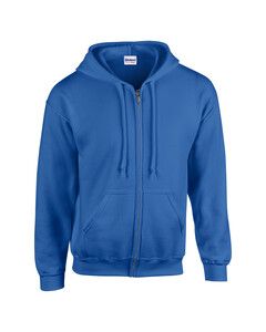 Gildan GD058 - Sweat-shirt à capuche adulte zippé HeavyBlend™ Bleu Royal