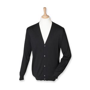 Henbury HB722 - Cardigan à boutons en V Homme