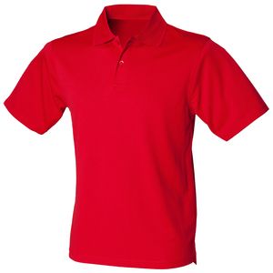 Henbury HB475 - Polo Coolplus® Classic Red