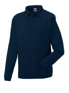 Russell J012M - Sweat-shirt Col Polo Très Résistant French Navy