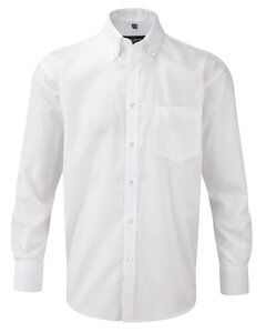 Russell Europe R-956M-0 - Men´s Long Sleeve Ultimate Non-iron Shirt Blanc