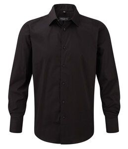 Russell Europe R-946M-0 - Tailored Long-sleeved Shirt Noir