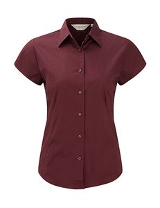 Russell Europe R-947F-0 - Tailored short-sleeve blouse Port