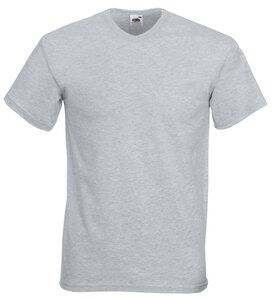 Fruit of the Loom 61-066-0 - T-shirt col V Heather Grey