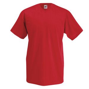 Fruit of the Loom 61-066-0 - T-shirt col V Rouge