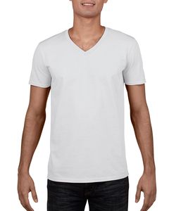 t-shirt homme col v