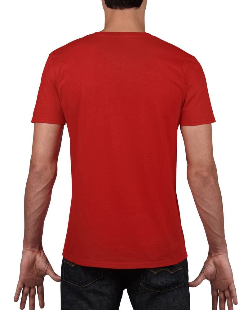 t-shirt homme col v