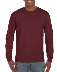 Gildan 2400 - T-Shirt Manches Longues Homme Ultra Maroon