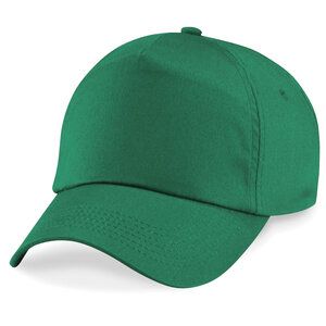 Beechfield B10B - Casquette Enfant 5 Panneaux 100% coton Kelly Green