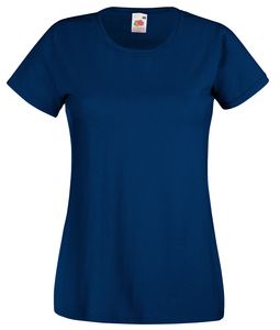 Fruit of the Loom SS050 - T-Shirt Femme Valueweight Marine