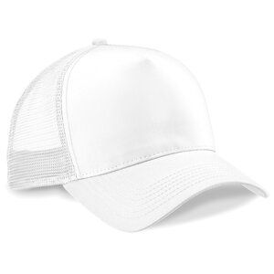 Beechfield BC640 - Casquette Snapback trucker White / White