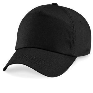 Beechfield BC10B - Casquette 5 panneaux Junior Noir