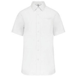 Kariban K543 - CHEMISE POPELINE MANCHES COURTES Blanc