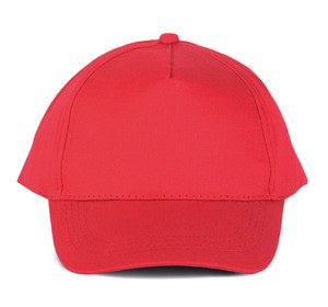 K-up KP116 - CASQUETTE EN COTON - 5 PANNEAUX Rouge