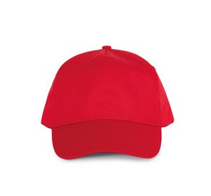 K-up KP034 - FIRST - CASQUETTE 5 PANNEAUX Rouge