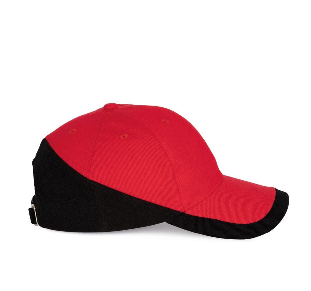 K-up KP045 - RACING - CASQUETTE BICOLORE 6 PANNEAUX