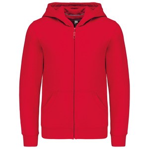 Kariban K455 - SWEAT-SHIRT CAPUCHE ZIPPÉ ENFANT Rouge