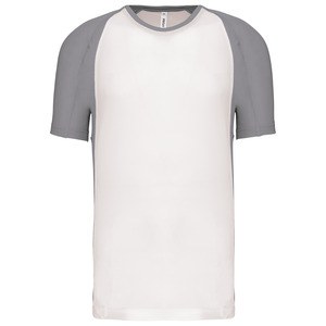 ProAct PA467 - T-SHIRT BICOLORE SPORT MANCHES COURTES UNISEXE