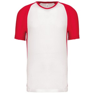 ProAct PA467 - T-SHIRT BICOLORE SPORT MANCHES COURTES UNISEXE