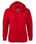 Russell J266F - Sweat-shirt à capuche zippé authentic pour femme Classic Red