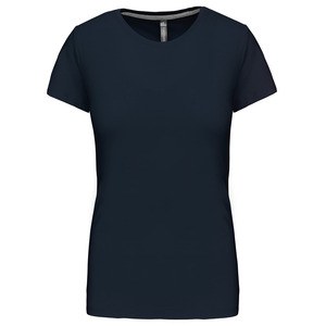 Kariban K380 - T-SHIRT COL ROND MANCHES COURTES FEMME Navy/Navy