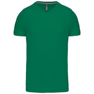 Kariban K357 - T-SHIRT COL V MANCHES COURTES Kelly Green