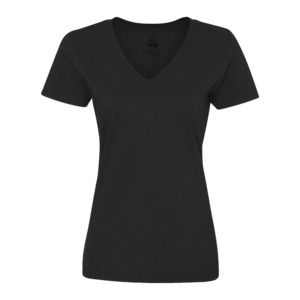 Fruit of the Loom SC61398 - T-Shirt Femme Col V 100% Coton