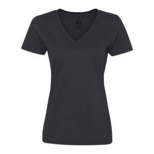 Fruit of the Loom SC61398 - T-Shirt Femme Col V 100% Coton Deep Navy