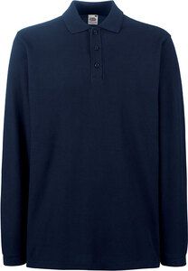 Fruit of the Loom SC63310 - Polo Piqué Manches Longues Deep Navy