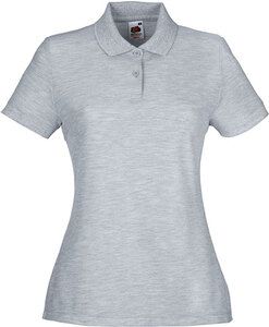 Fruit of the Loom SC63212 - Polo Piqué Femme 65/35 Heather Grey